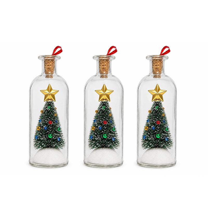 Recordable Christmas Message Bottle Ornament