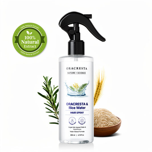 ORACRESTA & Rice Water Hair Growth Spray |100% Natural Extract | 200 ml