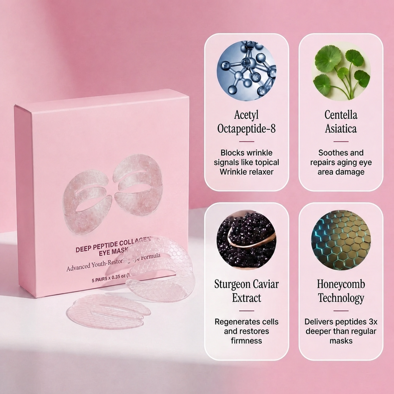 Deep Peptide Collagen Eye Mask