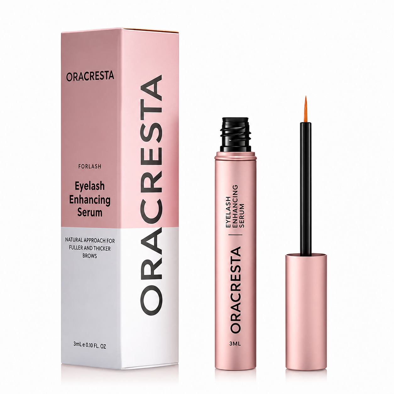 ORACRESTA Eyelash Enhancing Serum with Powerful Peptides & Plant Botanicals for Thinning Lashes 3ML Makeup Cosmetic