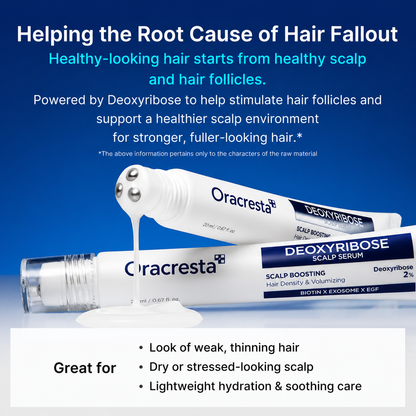 Oracresta™ Medicube Deoxyribose Scalp Serum Roll-On | Fuller-Looking Hair for Thin, Fine Hair