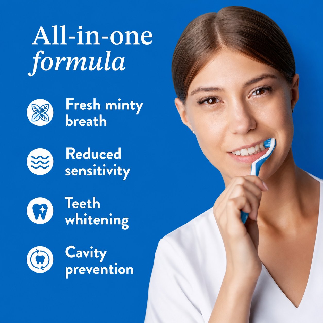 Oracresta™ 10% Nano Hydroxyapatite Toothpaste - Whitening, Repair, Fresh Peppermint, Sensitive Teeth Relief,  Safe for All, Ultimate Oral Care