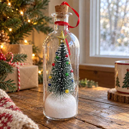 Recordable Christmas Message Bottle Ornament