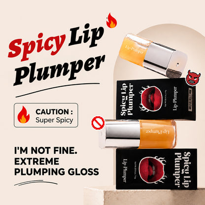 Spicy Lip Plumper — Fuller-Looking Lip Plumper Gloss, Non-Sticky, High-Shine Finish