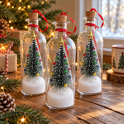 Recordable Christmas Message Bottle Ornament