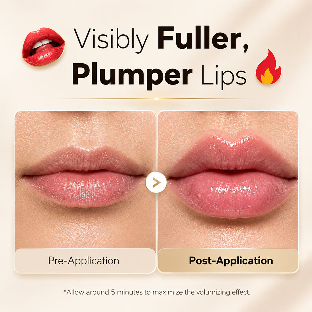 Spicy Lip Plumper — Fuller-Looking Lip Plumper Gloss, Non-Sticky, High-Shine Finish