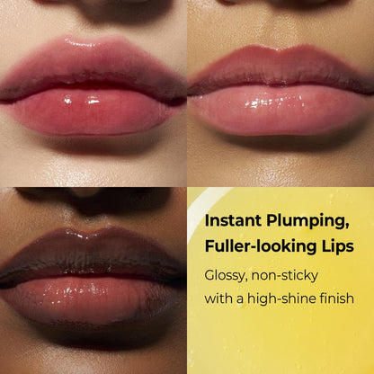 Spicy Lip Plumper — Fuller-Looking Lip Plumper Gloss, Non-Sticky, High-Shine Finish